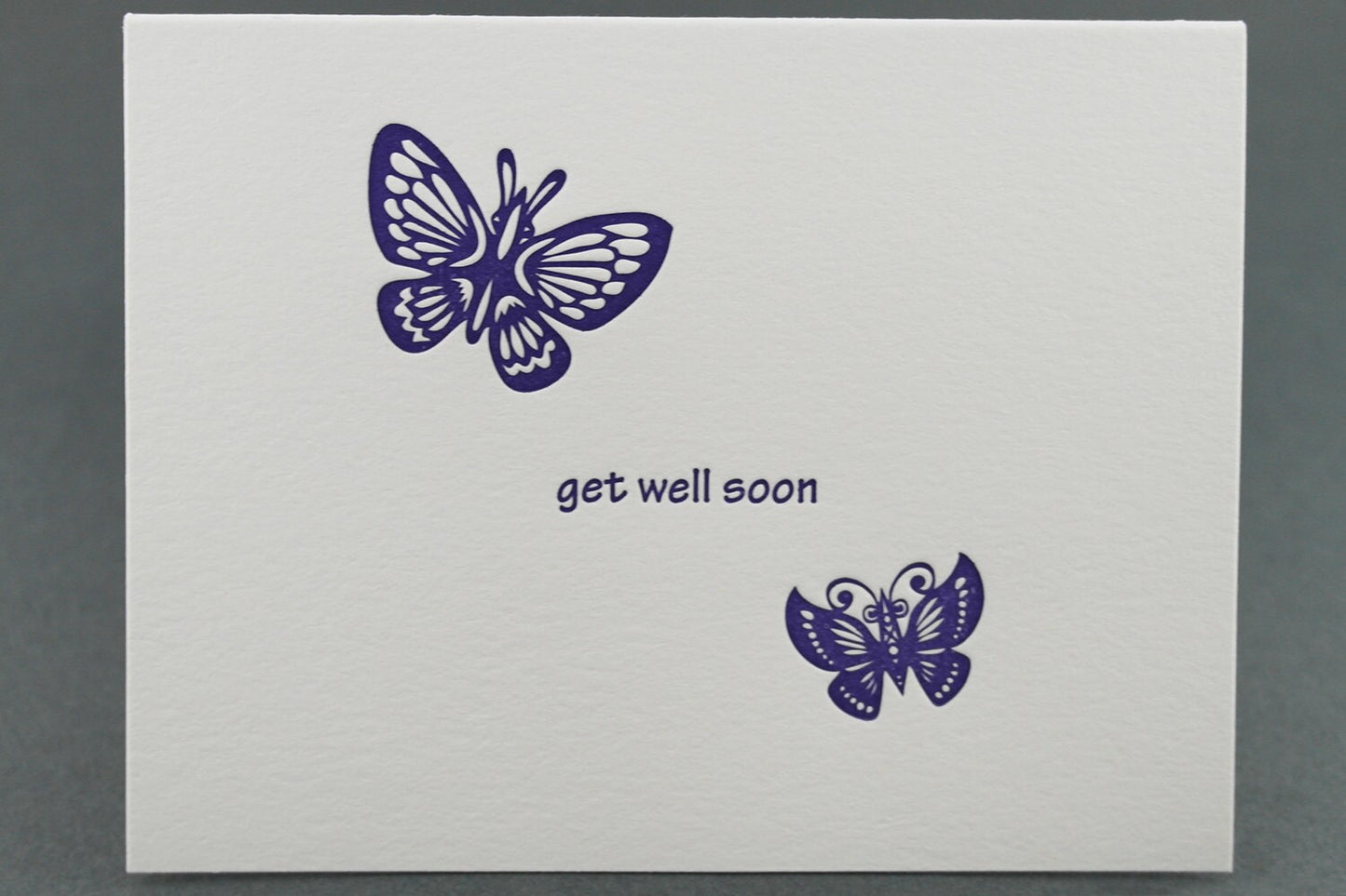 Get Well Soon - Letterpress Card