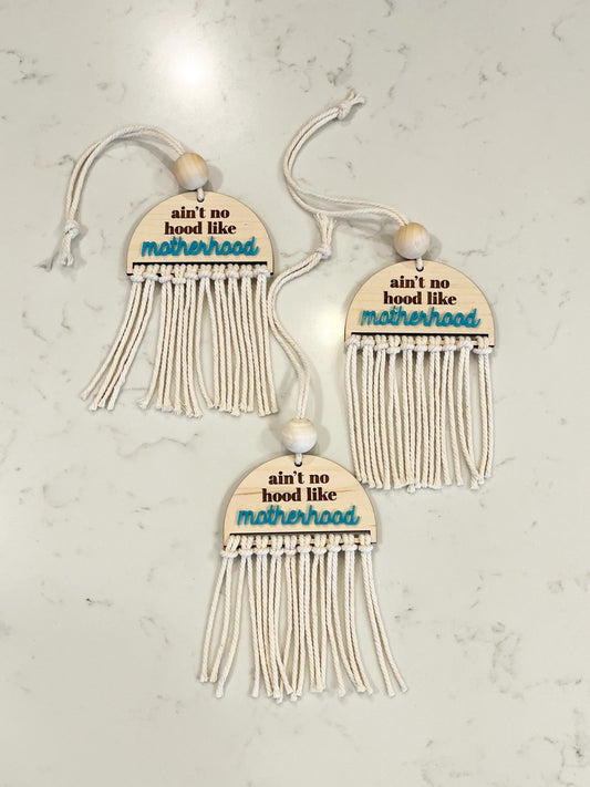 Boho Motherhood Rearview Mirror Ornament