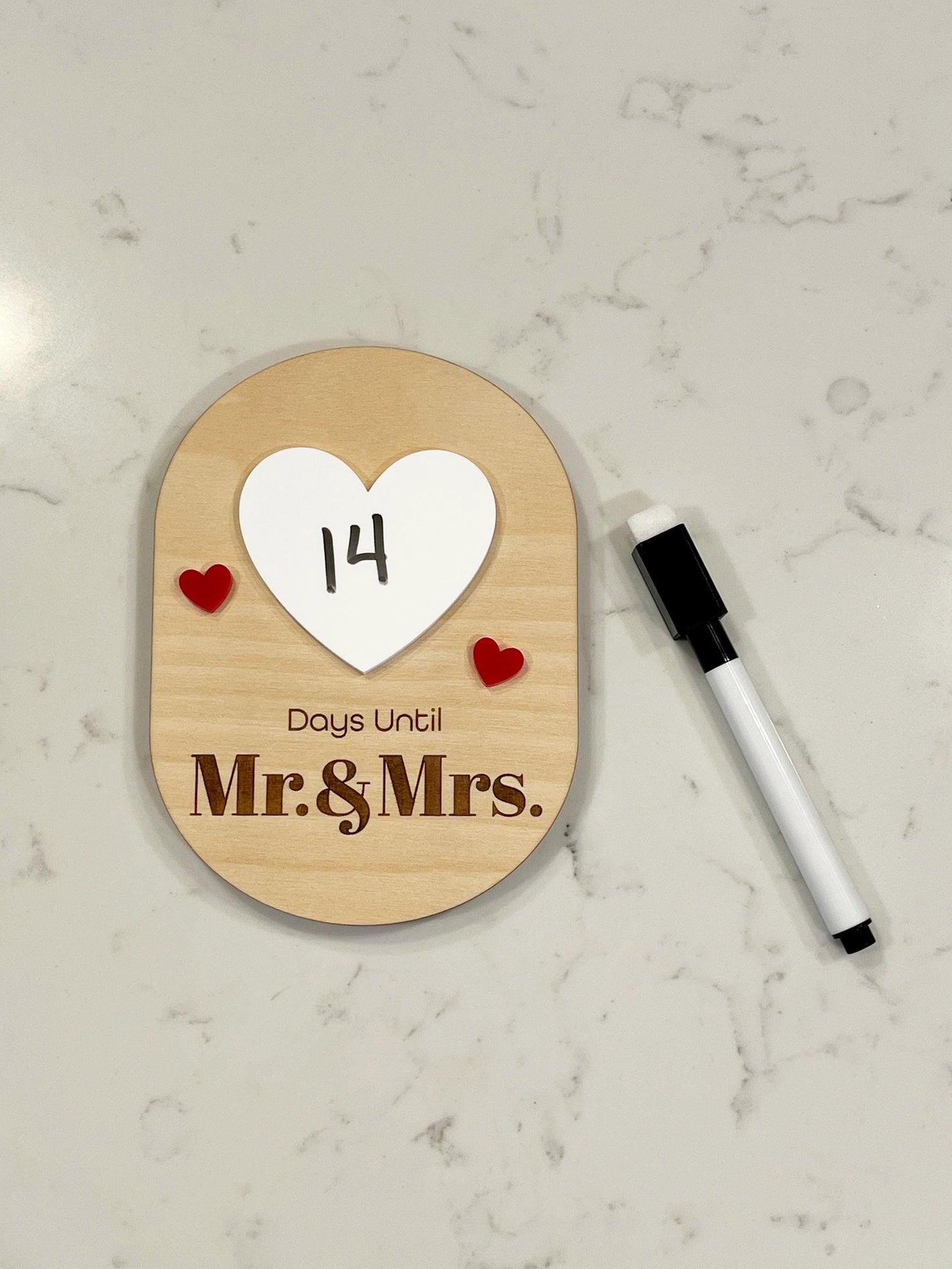 Wedding Countdown Magnet