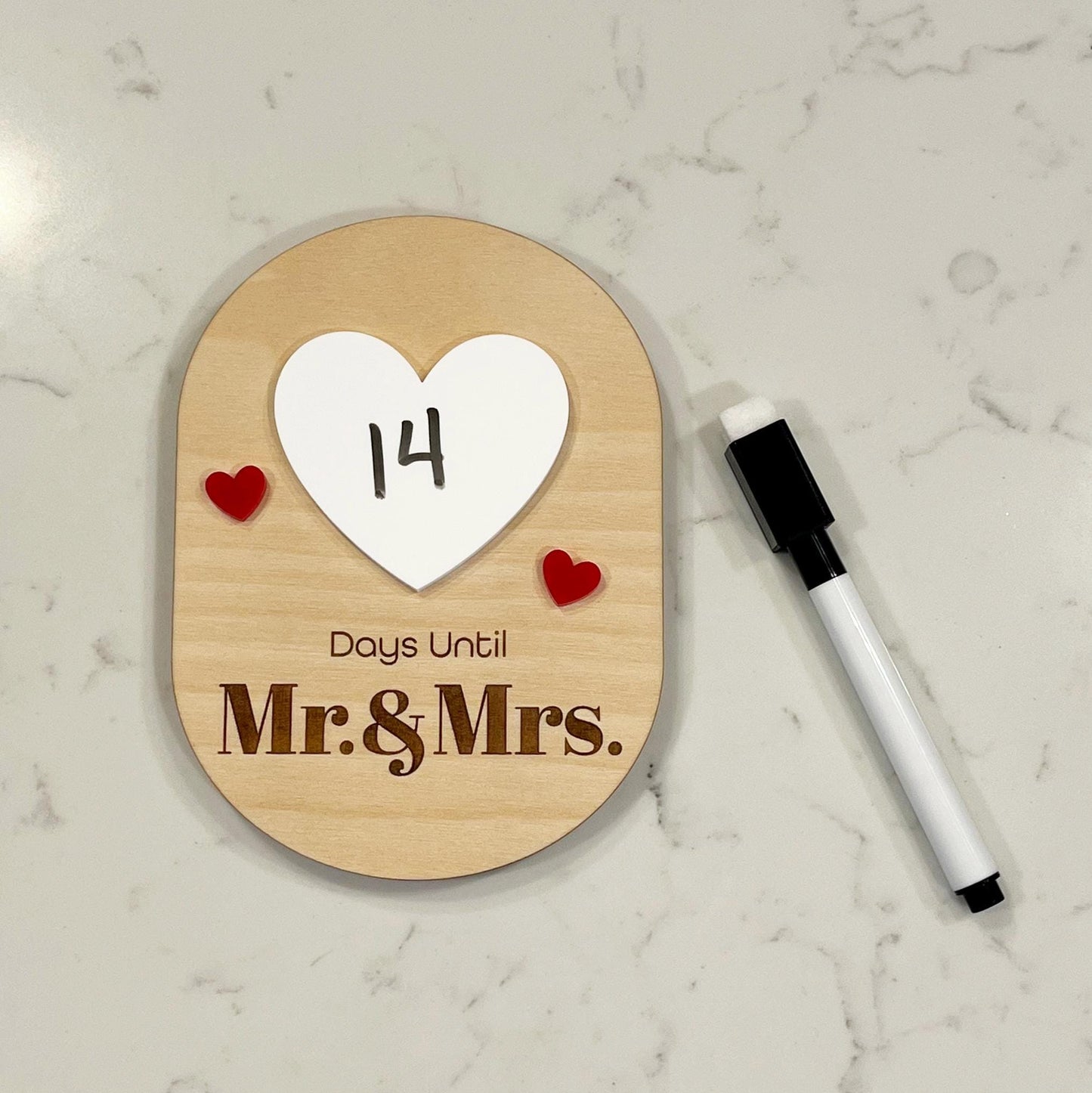 Wedding Countdown Magnet