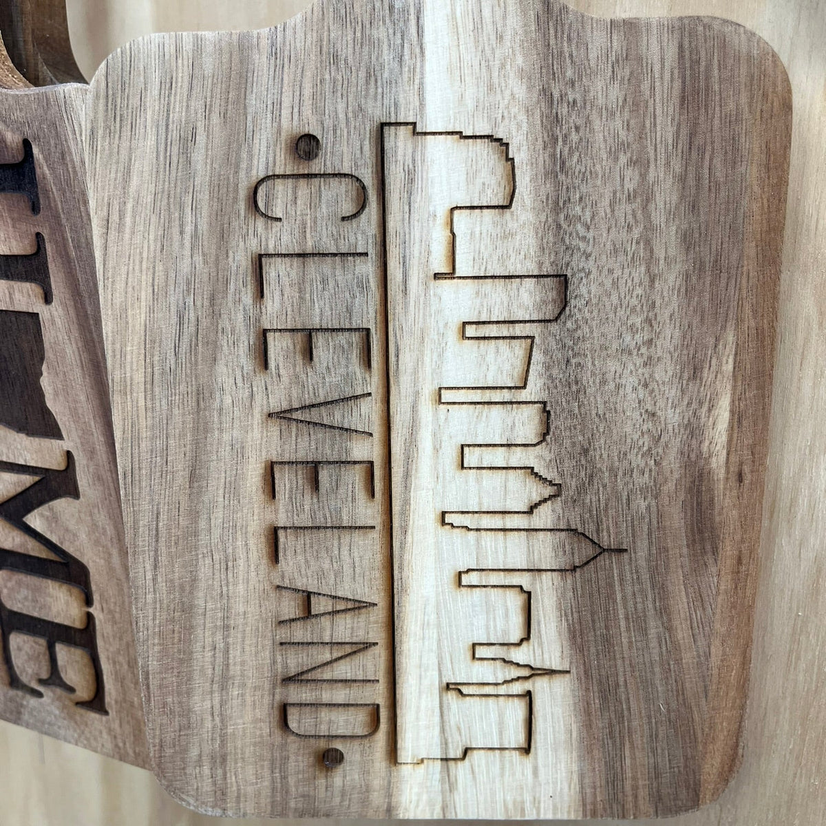 Engraved Cutting Board - Cleveland