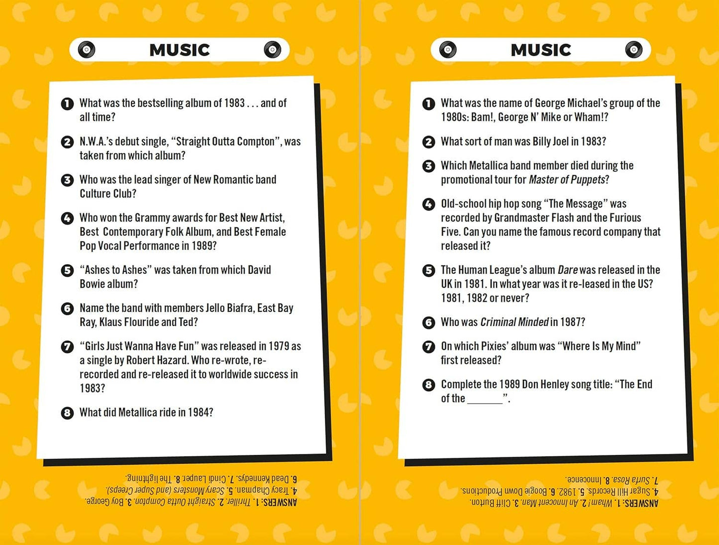 Best Of The 80s: The Trivia Game