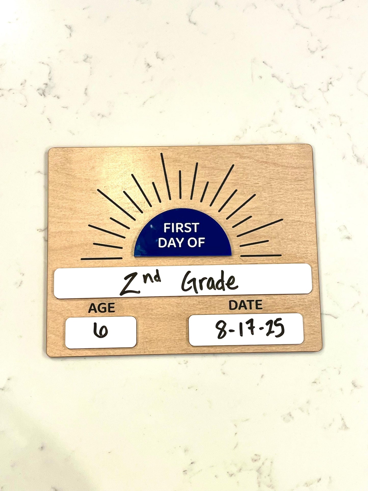 First & Last Day of School Sign