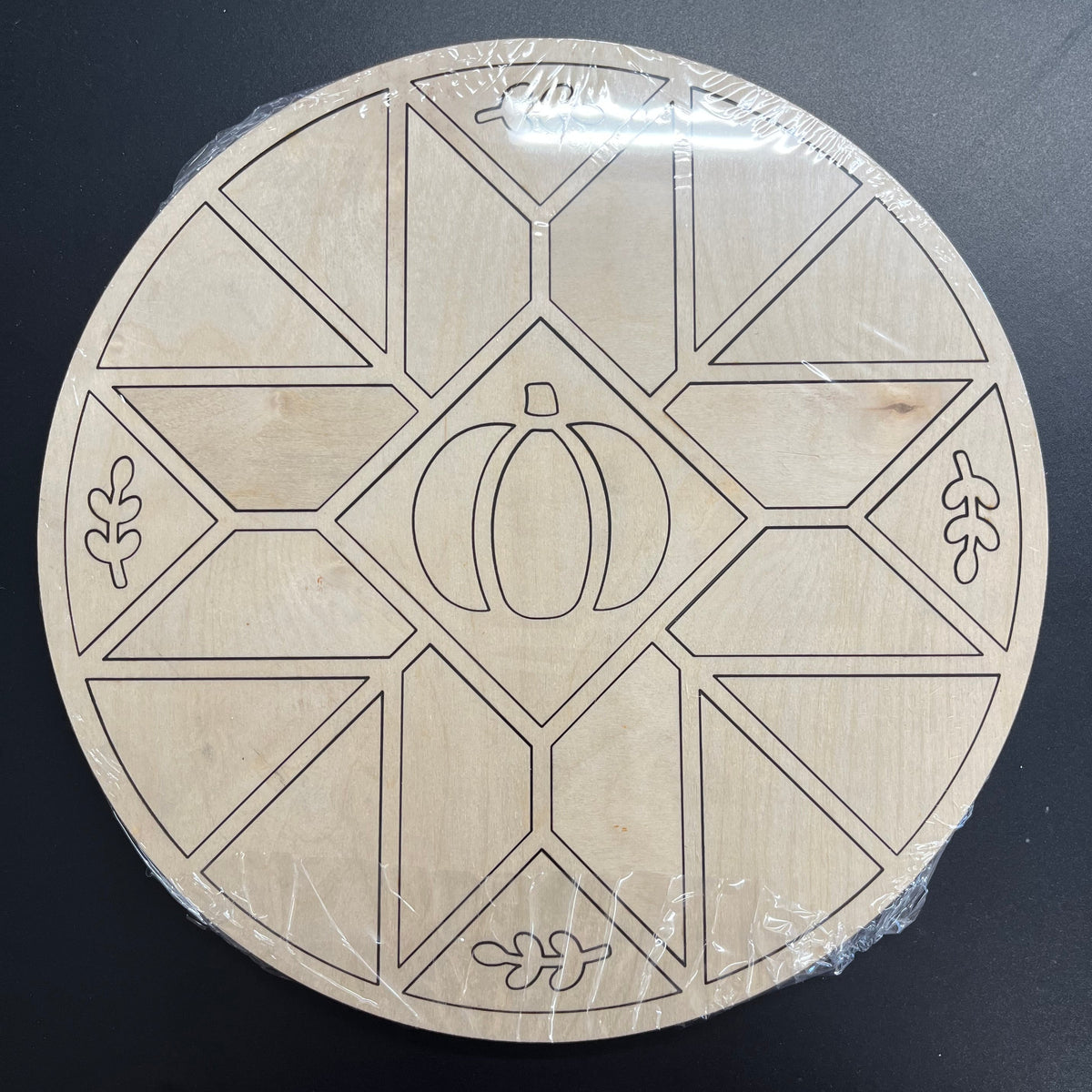 DIY Painting Samples - Circle Pumpkin Sign