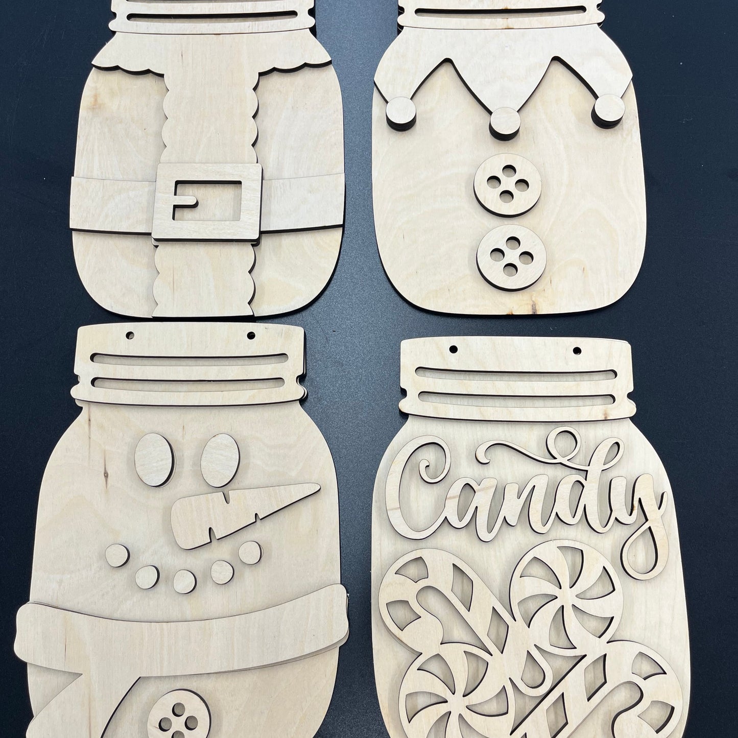 Paint Project Kit - Christmas Mason Jars