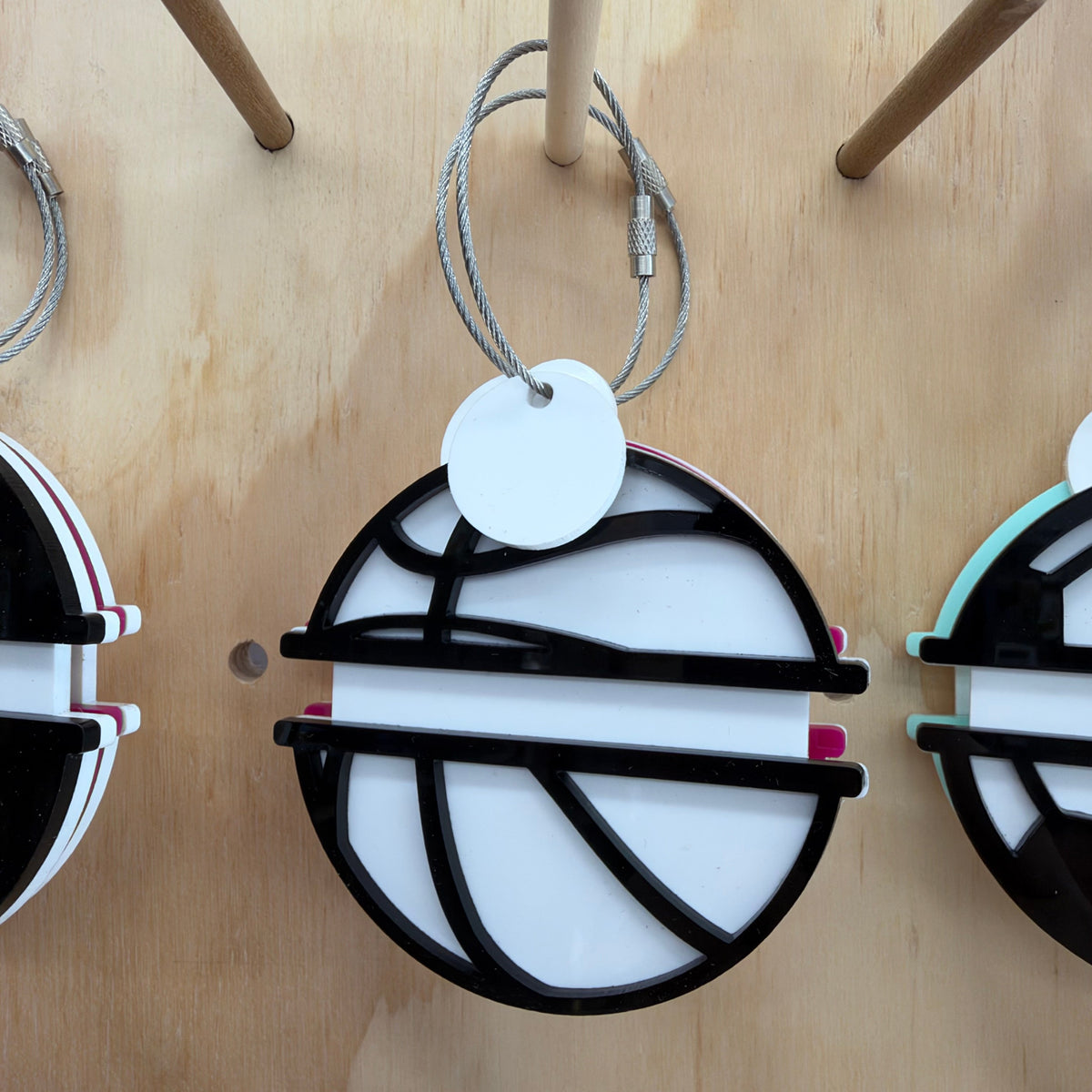 Hair Tie Tag Basketball