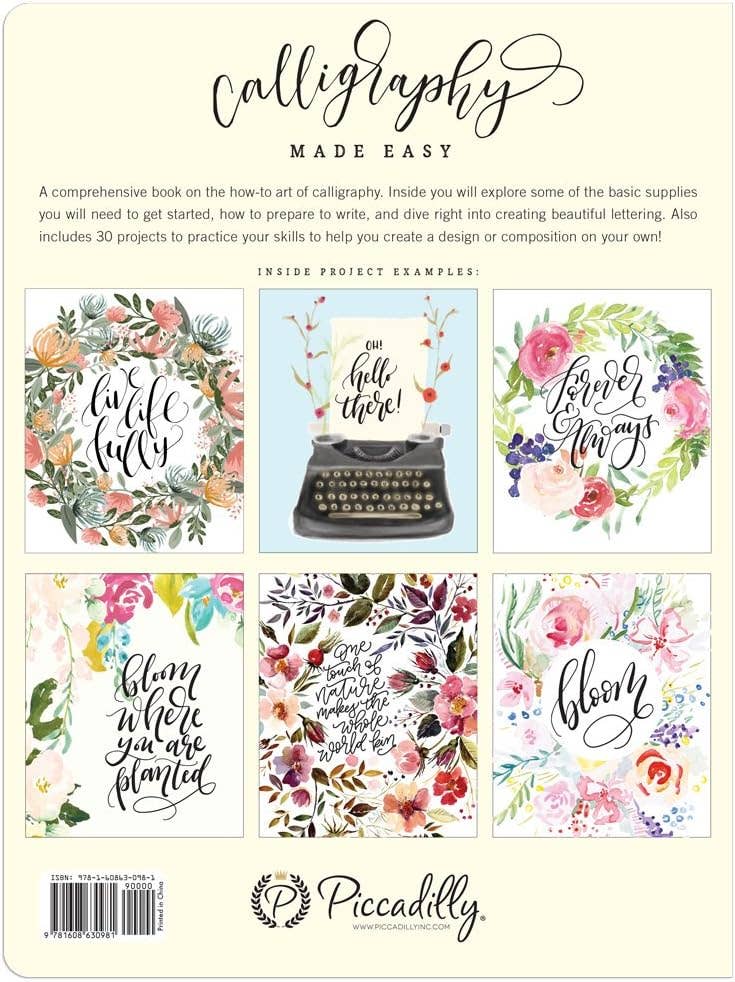 Calligraphy Made Easy Back Cover
