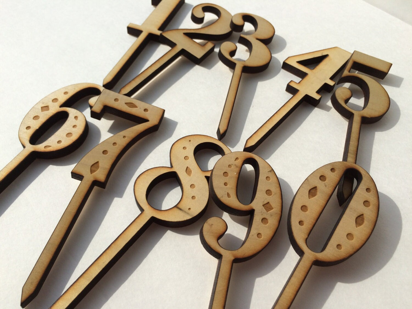Wooden Number | Cake Topper