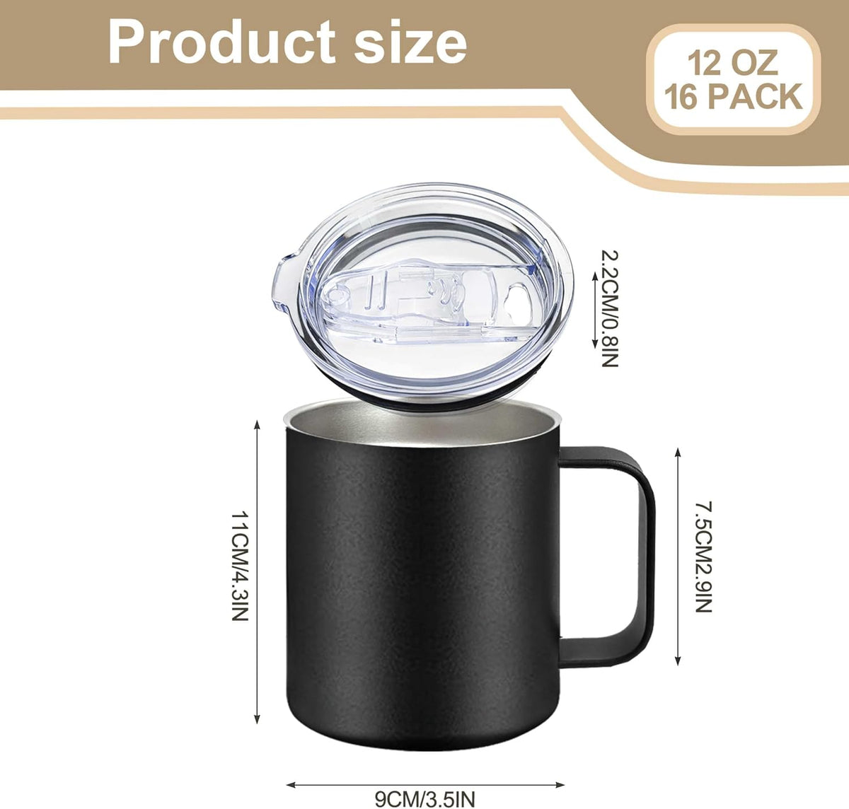 Custom Tumbler with Name | 12 oz Mug Tumbler