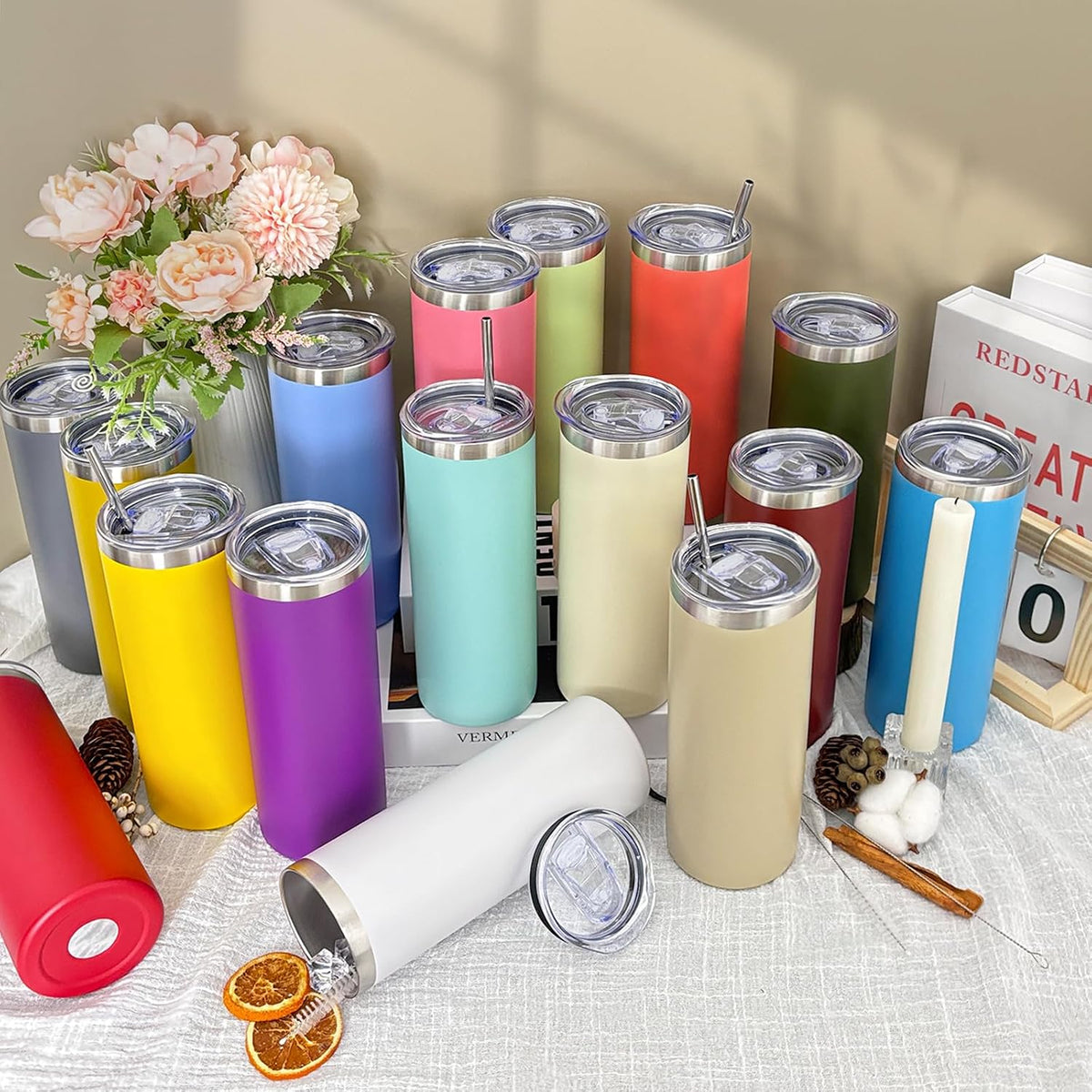 Custom 20 oz Skinny Tumbler