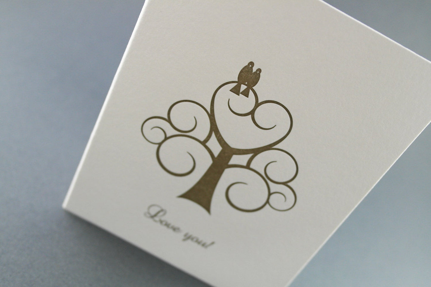 Love You - Letterpress Card