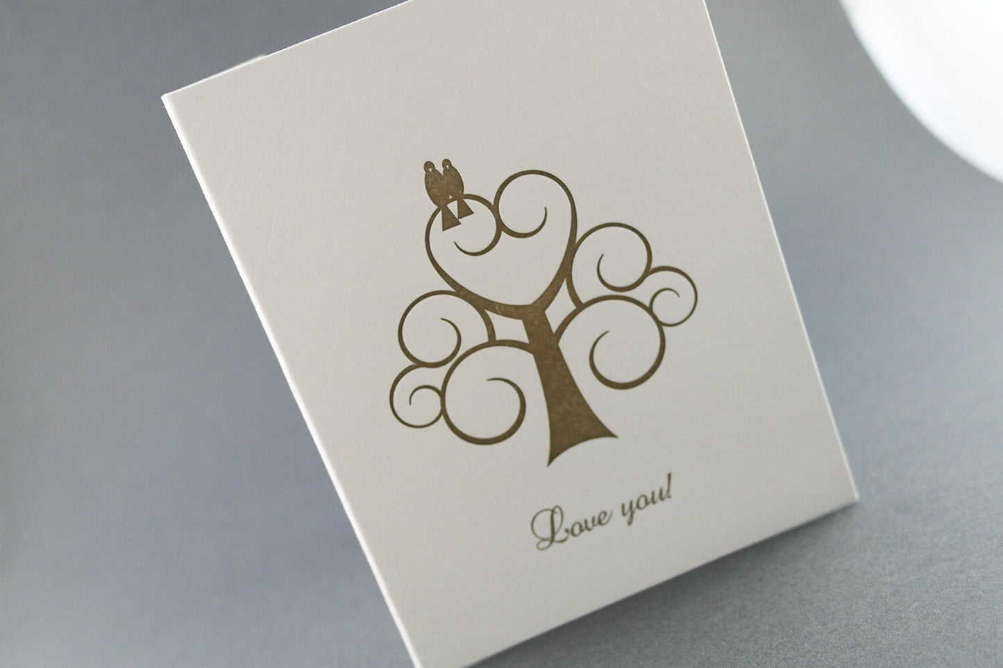 Love You - Letterpress Card