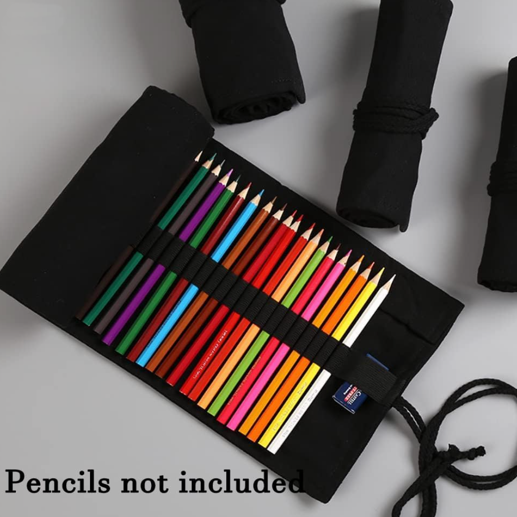 Canvas Pencil Roll Case
