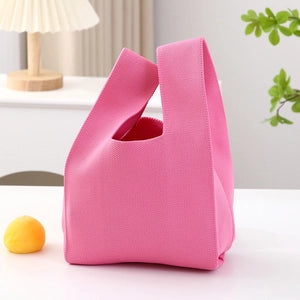 Wrist Knot Tote Bag - Pink