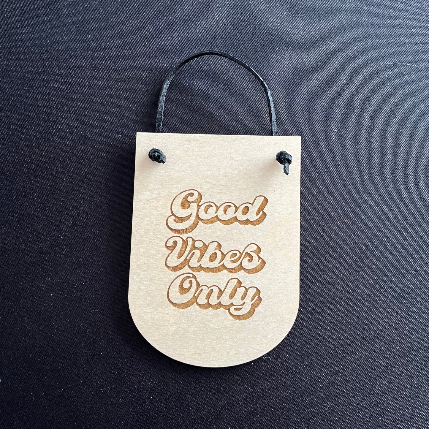 Hip Retro Kids Wood Banner Sign