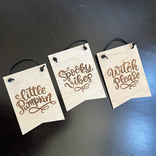 Mini Halloween Door Sign