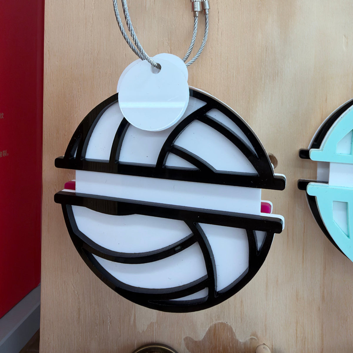 Hair Tie Tag  Volleyball