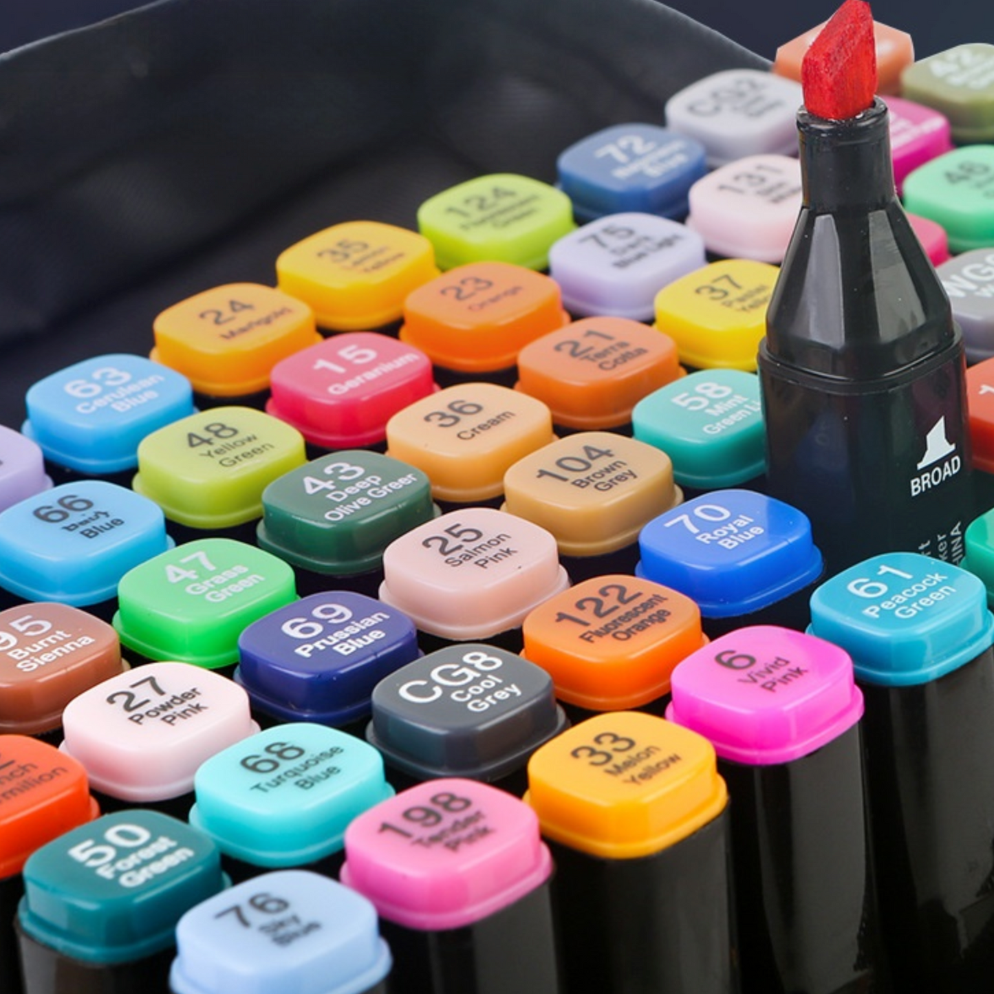12 Colors Dual Tip Alcoholic Markers