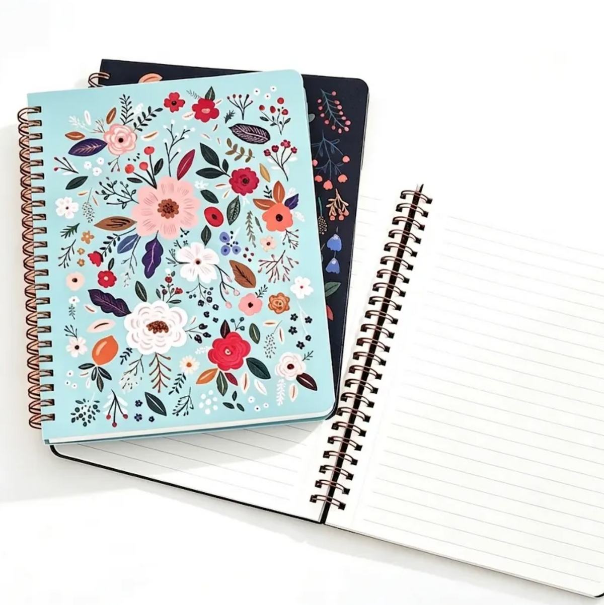 A5 Spiral Notebook - Floral Samples