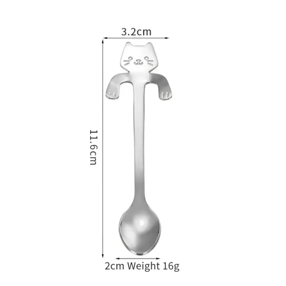 Cat Spoon - Stainless Steel