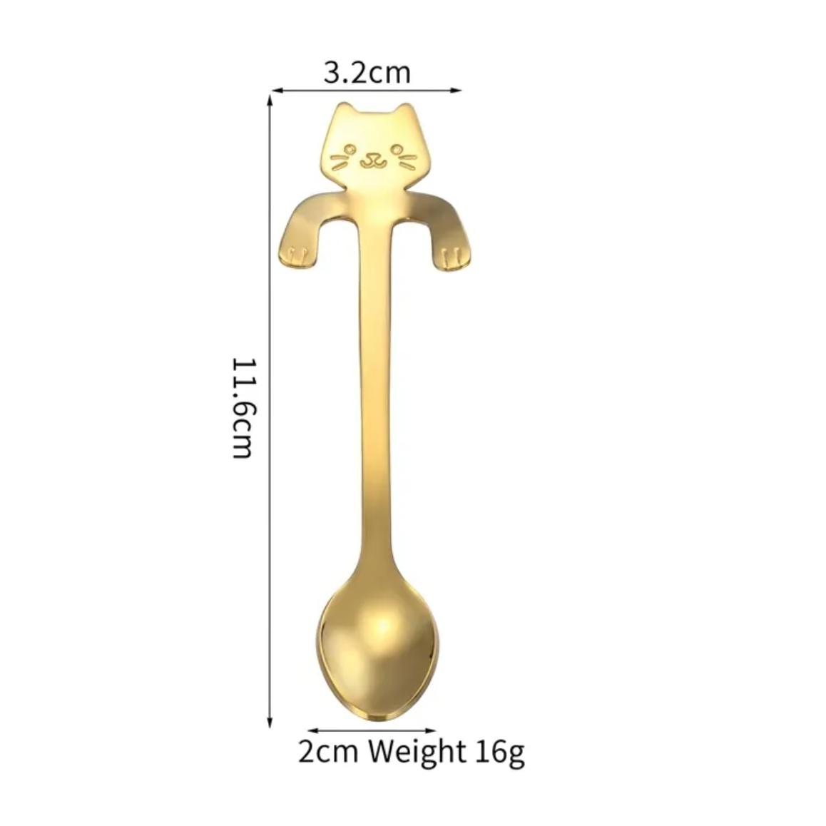 Cat Spoon - Gold