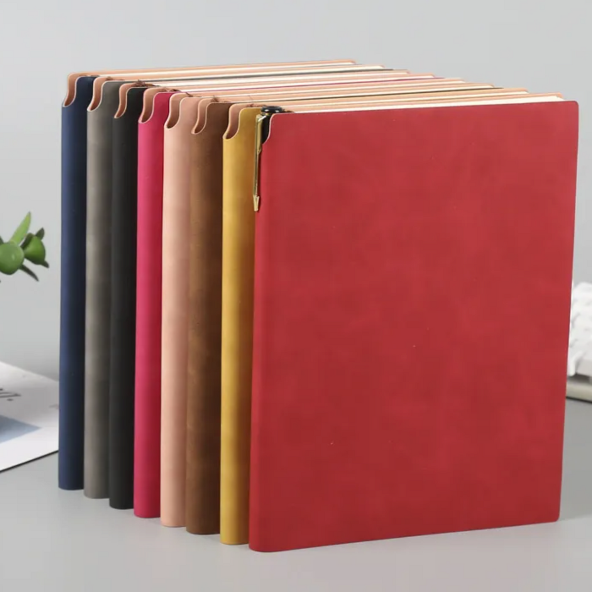 A5 Leather Notebook - Samples