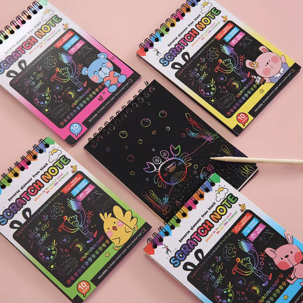 Scratch Note Booklet Samples