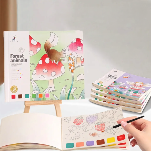 Kids Watercolor Booklet - Sample Image