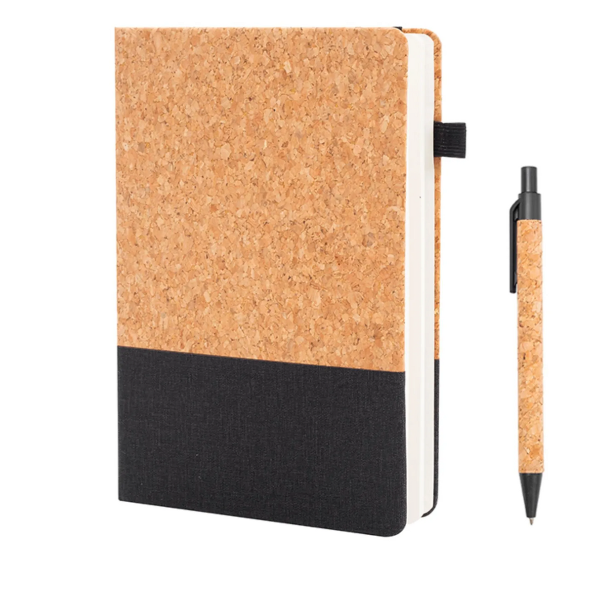 A5 Cork & Fabric Notebook