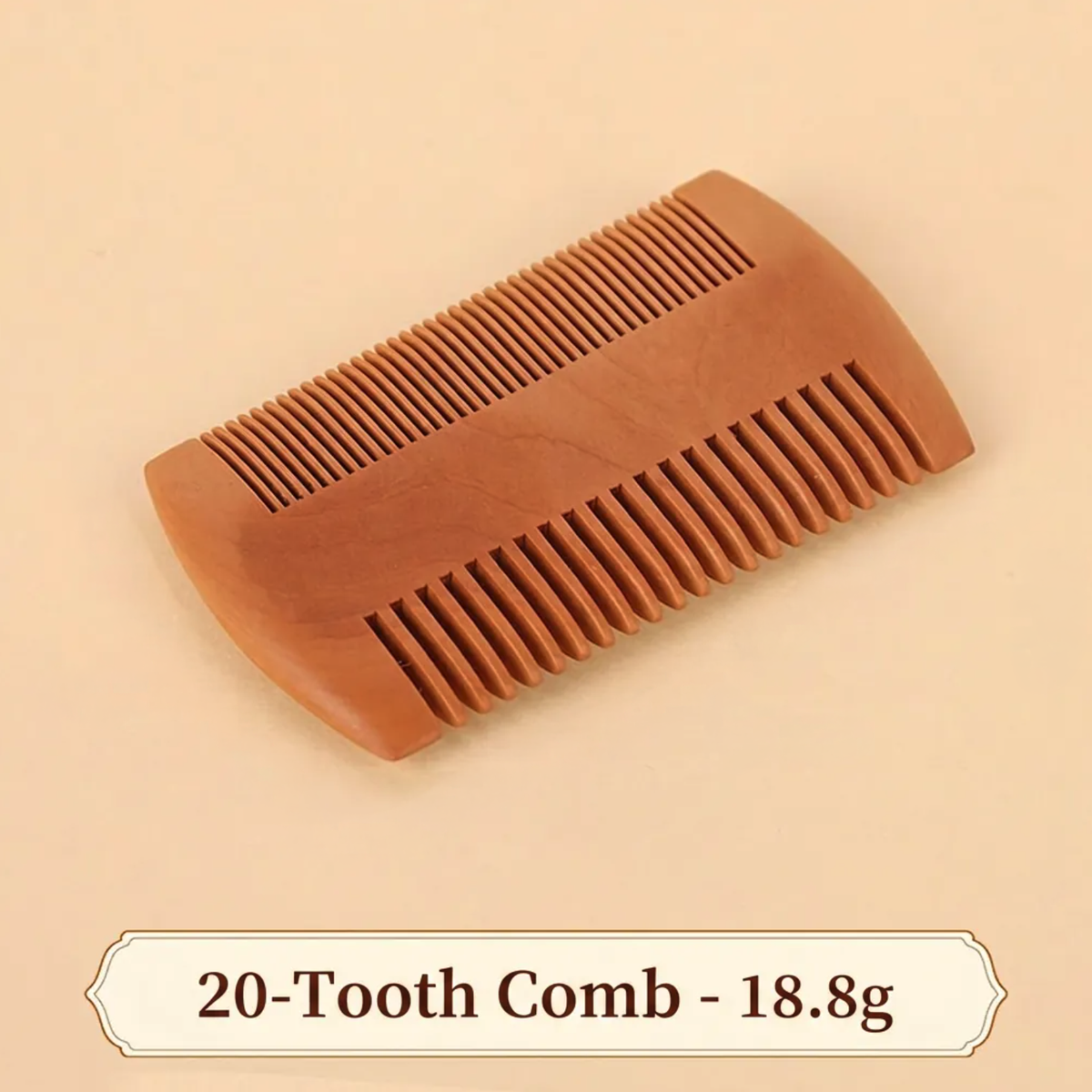 Engravable Double Sided Beard Comb