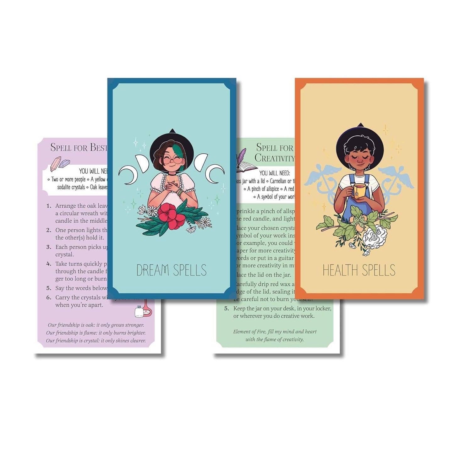 Girls' Guide To Magic: Inspirational Book with 52 Spell Card