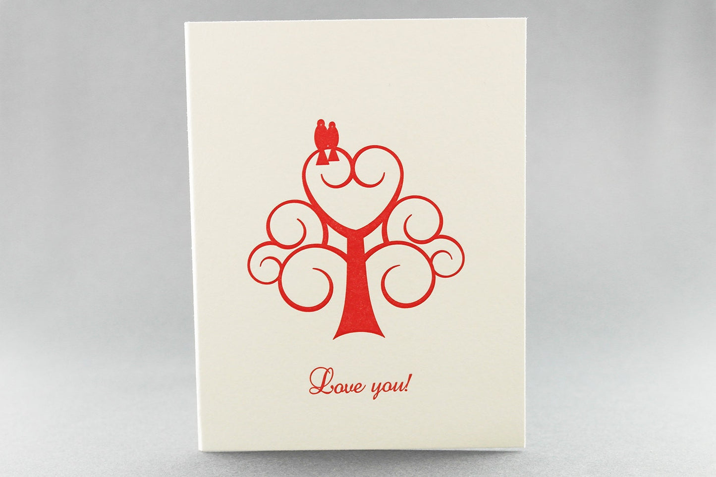 Love You - Letterpress Card
