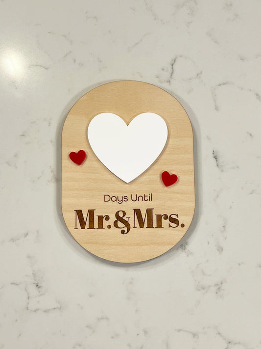 Wedding Countdown Magnet