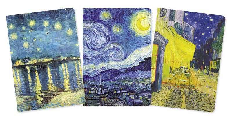 Vincent Van Gogh Set of 3 Standard Notebooks