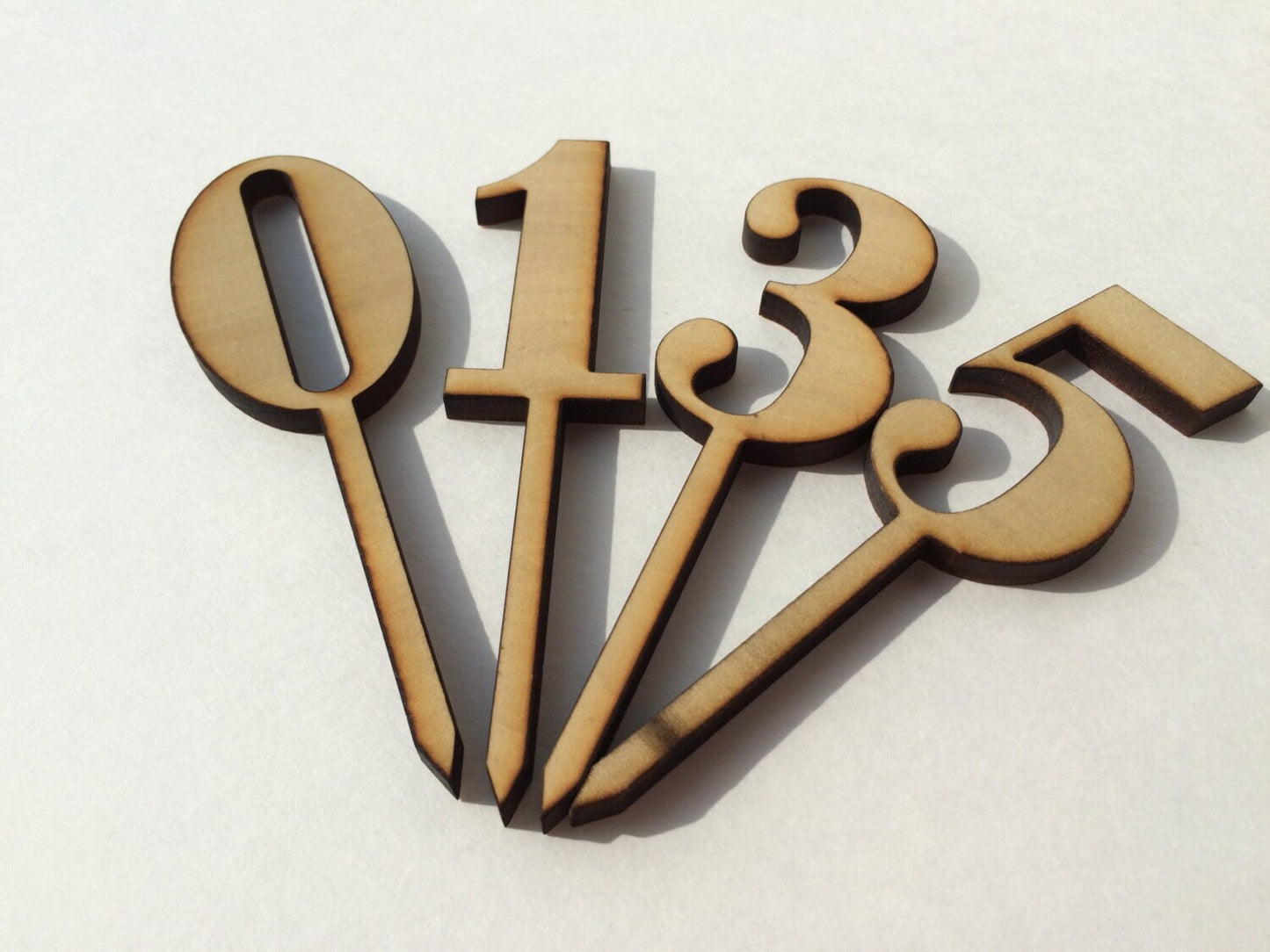 Wooden Number | Cake Topper