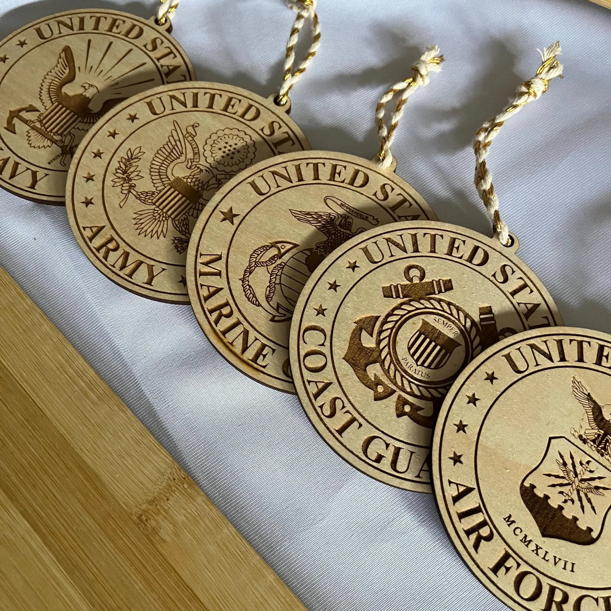 Wooden Military Ornament