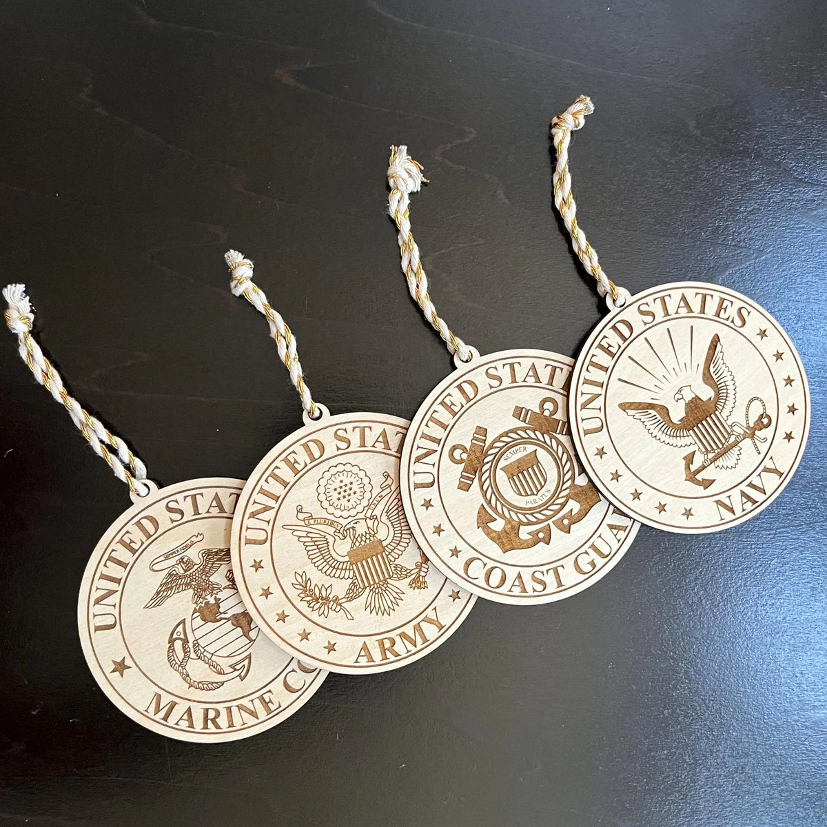 Wooden Military Ornament
