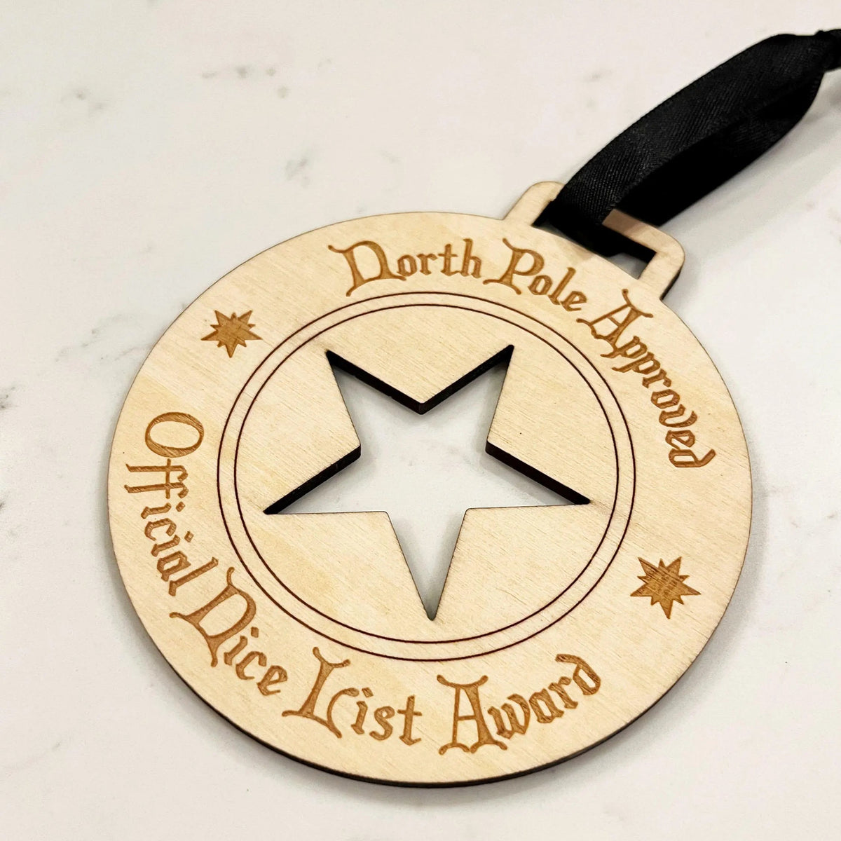 North Pole Approved Ornament