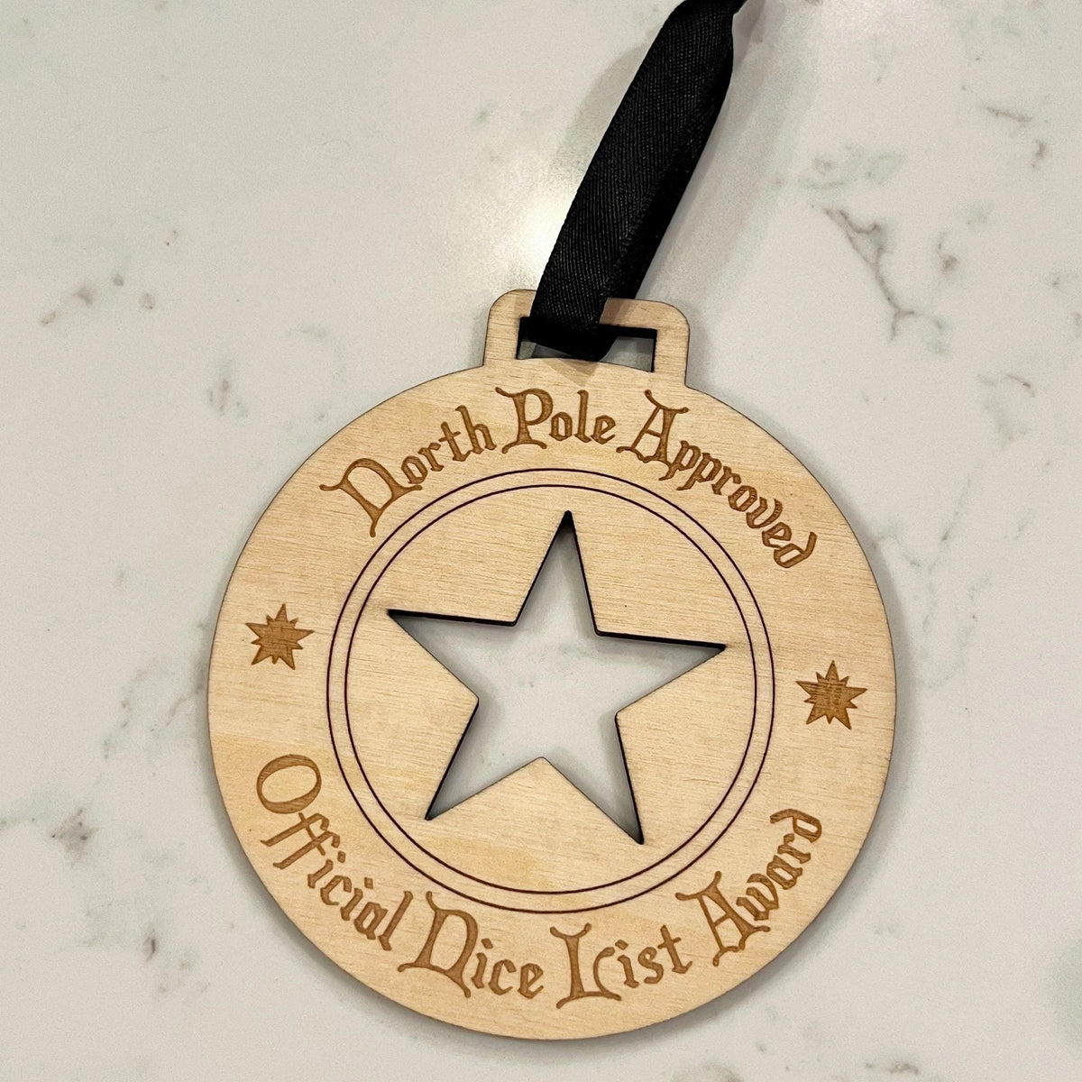 North Pole Approved Ornament