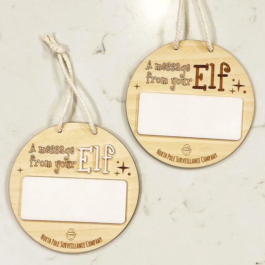 Message from your Elf ornament